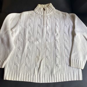 Men’s Sweater - Cream Small